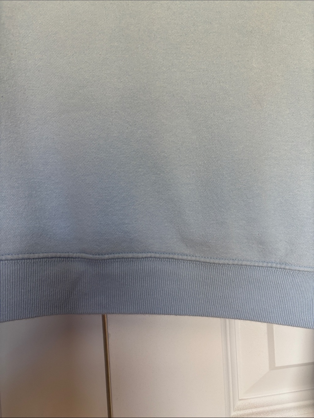 Gap VintageSoft Wedge Crew Light Blue Crew Sweatshirt - Picture 5 of 9